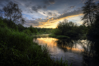 В рассветной тишине / Нижегородская область, река Линда