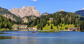 Озеро Мизурина / Италия, Доломитовые Альпы, озеро Мизурина