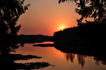 Апрельский закат / закат в апреле