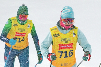 Сквозь пургу. / Томская область.