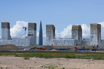 Golden city / Намывной остров, современная архитектура