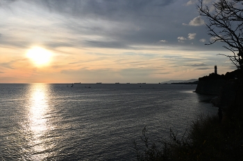 Чёрное море / Вид с Толстого мыса. Геленджик.