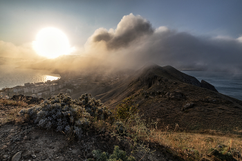 Туманный закат... / Туманный закат...