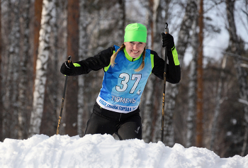 На лыжне. Кубок Главы Тюмени. / Марина.