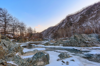 Зимнее... / Вечерняя прогулка по р.Рудной, 02.26