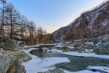 Зимнее... / Вечерняя прогулка по р.Рудной, 02.26