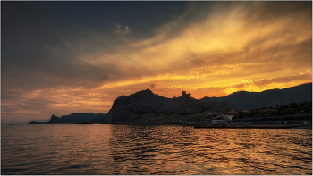 Судакский закат. / Августовский закат. Судак. Республика Крым. Россия.