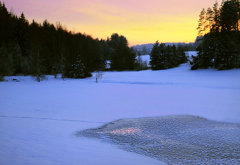 Ещё раз про зимний вечер / Возле Минска