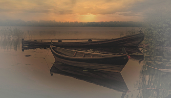 Тихий вечер туманом ложится... / ***