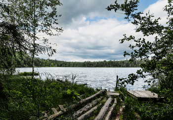 Озеро Бездонное / Боровской сельсовет, Дзержинский район, Минская область, Беларусь.