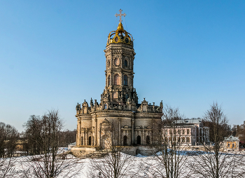 Церковь иконы Божьей Матери Знамение в Дубровицах. / ***