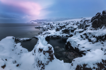 Заснеженное плато Янкито / Сахалинская область. Курильские острова. Итуруп. Утро. 03 марта 2026