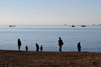 Зимнее море / Геленджикская бухта