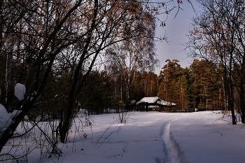 Вечером. / Томская область.