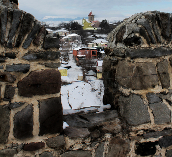 Вид из крепости / Грузия. Вид из крепости Рабат