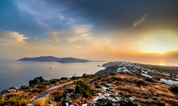 Солнечная вспышка / Санторини, Атлантида