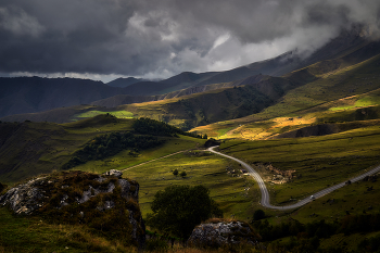 на перевале Цей-Лоам / Ингушетия