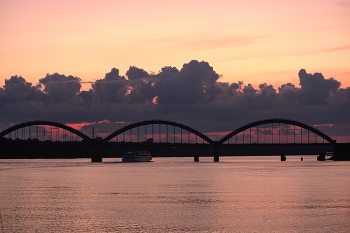 Гладышевский мост / Железнодорожный мост у станции Волга.