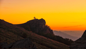Утро в горах / Крым, Южный Демерджи