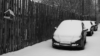 И снова снег. / ***