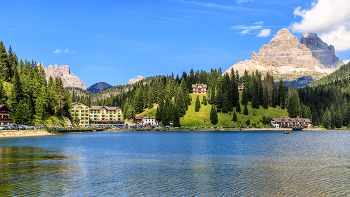 Озеро Мизурина / Италия, Доломитовые Альпы, озеро Мизурина (Lago di Misurina)