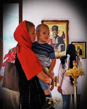 Дети в Церкви. / Прихожане.