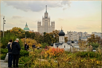 Московский пейзаж / Высотка котельническая зарядье