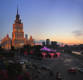 Наб.Шевченко / Москва, панорама*3