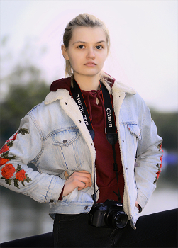 Фотограф на пленэре... / Модели и фотографы.