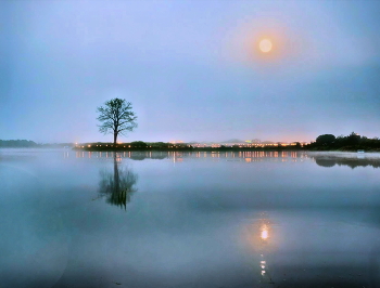Безмолвие / Ночь на Чижевском вдхр.