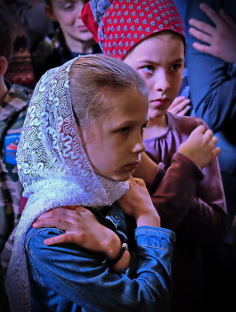 Дети в Церкви. / Прихожане.