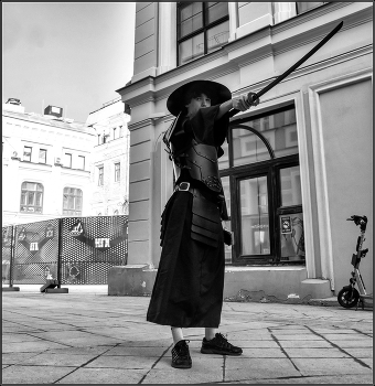 .... Современный самурай .... / уличный сюжет