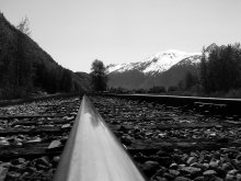 Перспектива бесконечности / железная дорога