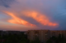 тучи в закатном цвете / 00000000000000000000000