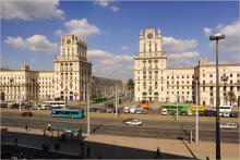 Врата города / Вид со второго этажа ж.д. вокзала