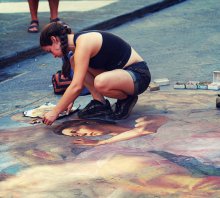 Уличная художница / Где-то во Флоренции