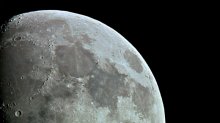 Moon / через телескоп и три макро кольца  фокус ручной