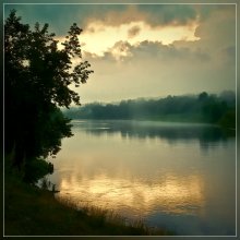 Вечерняя полумгла / р. Гауя, Латвия