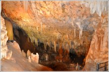 Сталактитовая пещера - Сорек II / Недалеко (8км) от города Бейт-Шемеш (дом солнца) находится удивительное творение природы Сталактитовая пещера - Сорек
свое название пещера получила от протекающего неподалёку ручья . Много раз был в Бейт Шемеше, но в пещеру попал только две недели назад.
Фотографии не в состоянии передать подлинной красоты этого места
но я попробовал. Условия съемки тяжелые, снимал на 3 200 АСА.
История пещеры:
В мае 1969 года на западном склоне Иудейских гор прогремел очередной взрыв – в карьере горы Хар Тув проводились работы по добыче строительного щебня. Однако, этот взрыв в отличие от сотен предыдущих привёл к неожиданным результатам – вскрылось небольшое отверстие. Это был вход в загадочный мир сталактитовой пещеры, спрятанной до тех пор в толще земли от глаз всего живого. С этого момента и началась её современная история.
