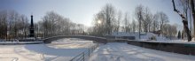 Смоленск и его окрестности 25.. Лопатинский сад.. / Лопатинский сад. Зима... 
Панорама 4 кадра