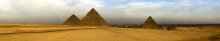 Пирамиды / Панорама из 14 кадров.