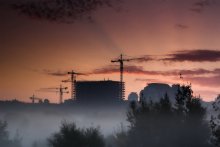 холодный рассвет / Москва, сентябрь 2007.