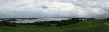 панорама с горы Маяк / прекрасный вид Браславских озер с горы Маяк