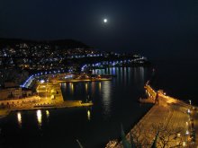 Ночной порт / Снимок старого порта города Ницца (Франция) сделан в августе 2007 года.