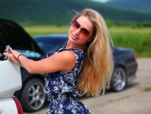 Настроение.. / Девушка на автогонках..