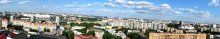 Немига / Панорамный вид, сделанный с 24-го этажа здания по адресу Мельникайте 2
