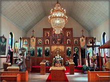Царква Жыровіцкай сьв. Марыі, ЗША ..2 / Беларуская Аўтакефальная Праваслаўная Царква, Гайлянд Парк, ЗША (Highland Park, USA). Тут моляцца беларускія амерыканцы.
