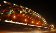 Большиохтинский мост. СПб / Штатив, мороз