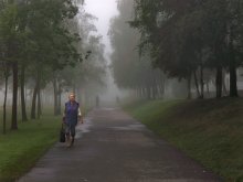 Туман на улице Чкалова / в Витебске