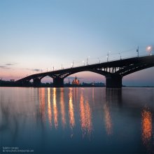 Нижний Новгород. Стрелка. Канавинский мост. / .....